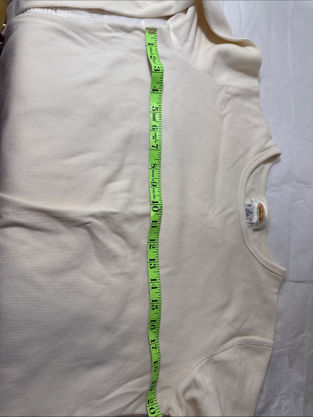 Talbots cream colored top - Picture 6 of 9